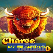 box win plataforma de jogos